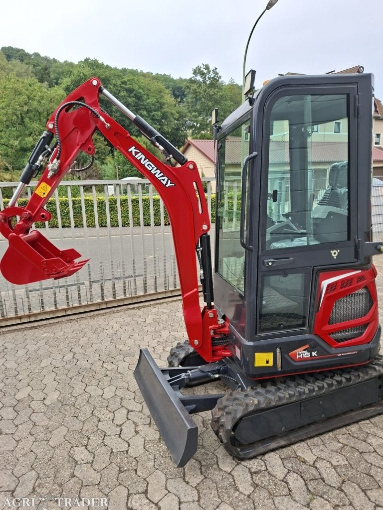 YAMA H15K Minigraver LAIDONG Betaal Bij Levering KINGWAY, Zakelijke goederen, Machines en Bouw | Kranen en Graafmachines, Verzenden