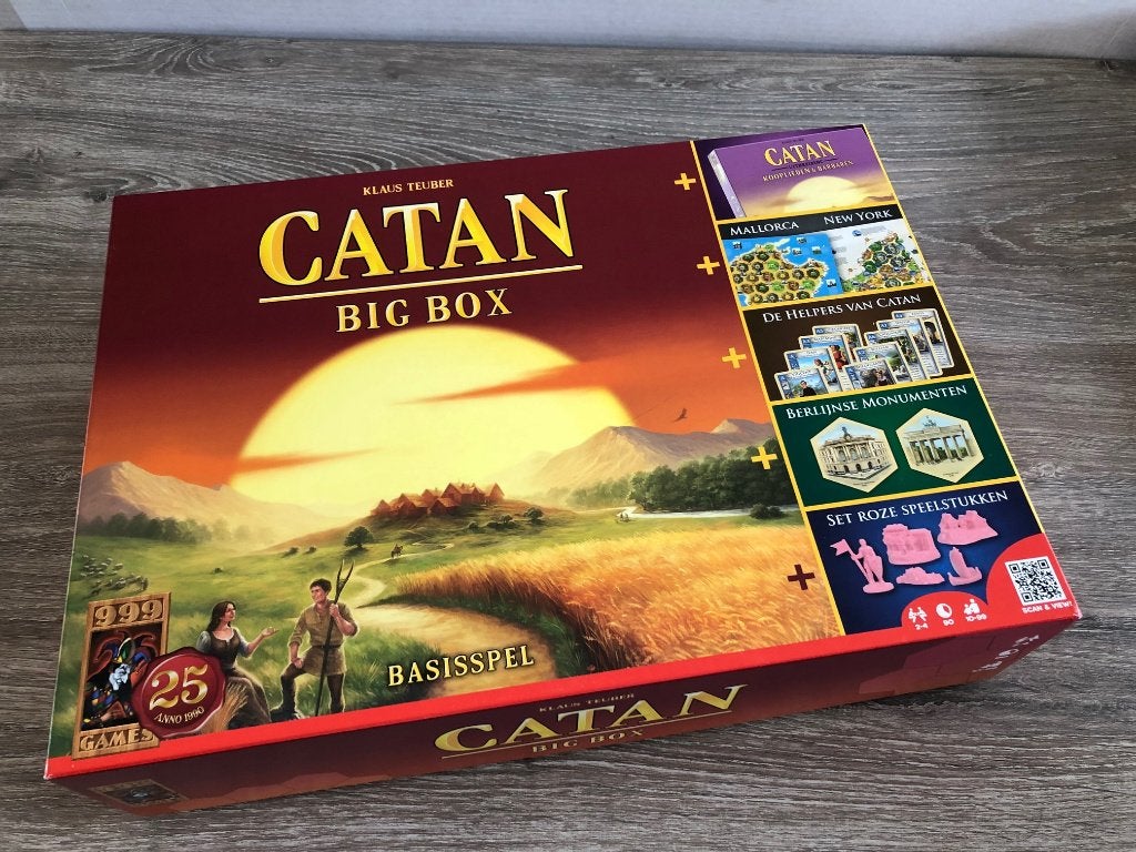 NIEUW Big box 2015 -2020 Kolonisten van Catan INCL VISSERS, Een of twee spelers, Ophalen of Verzenden, Zo goed als nieuw, 999 Games