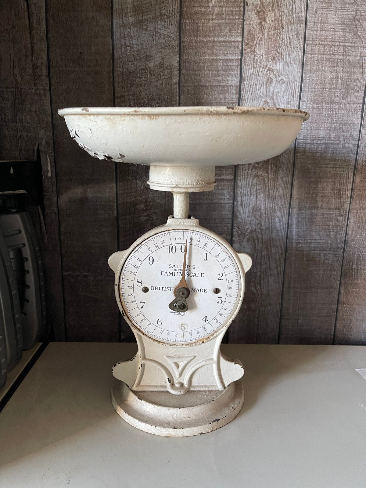 Antieke Salter's Family Scale - Britse Keukenweegschaal, Ophalen of Verzenden