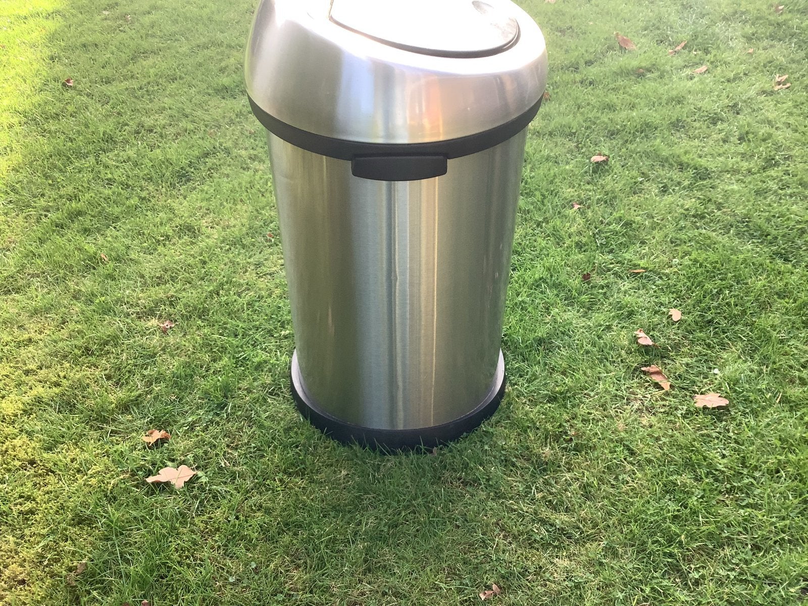 Brabantia Touch Bin RVS Afvalbak prullenbak 40-50L rvs, 40 liter of meer, Ophalen, Gebruikt, Rvs