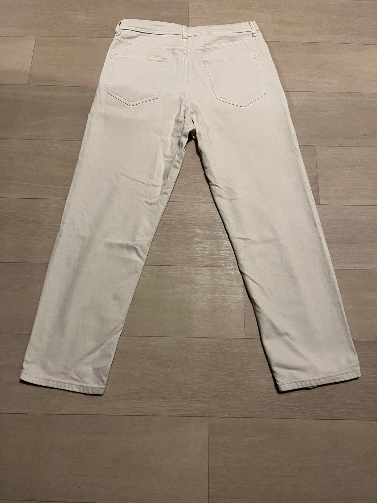 Witte jeans maat W32/L30 Unisex - Bieden mogelijk, Ophalen of Verzenden, Zo goed als nieuw, Wit