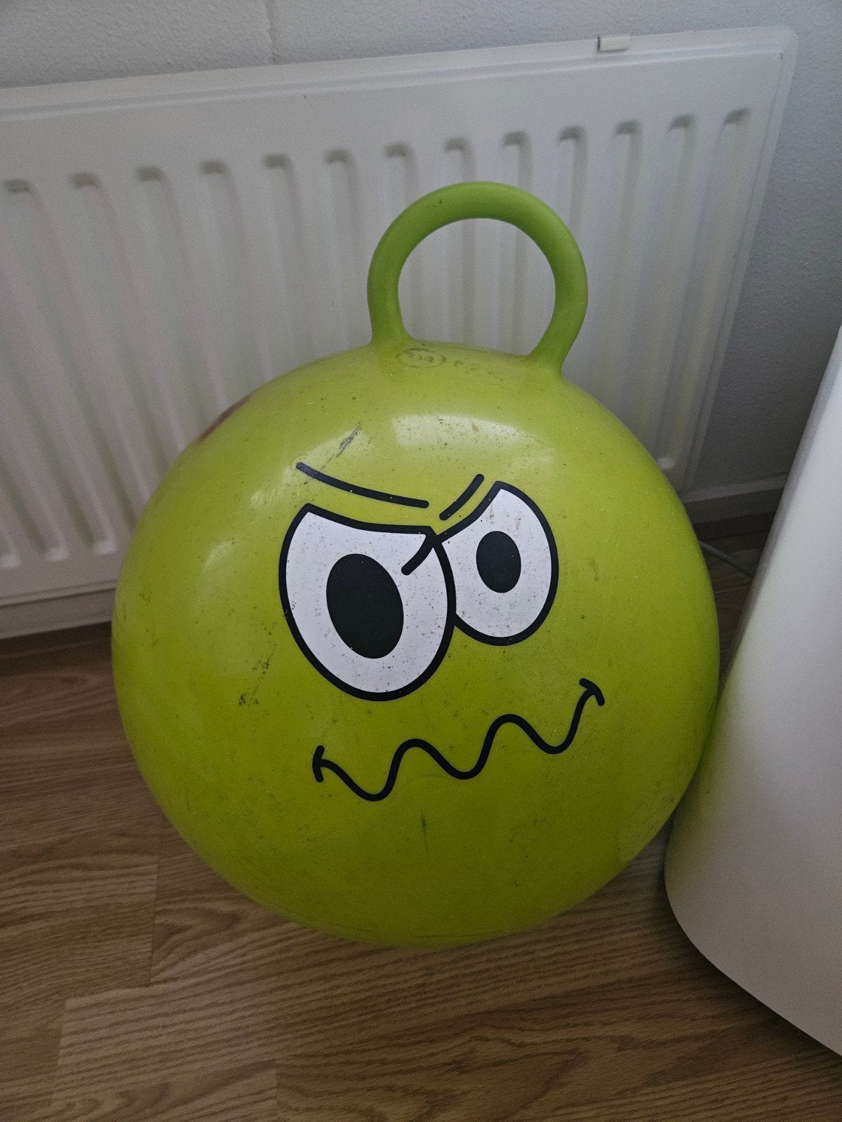 Groene skippybal met gezicht - Ophalen in Vledder, Ophalen, Gebruikt, Jongen of Meisje