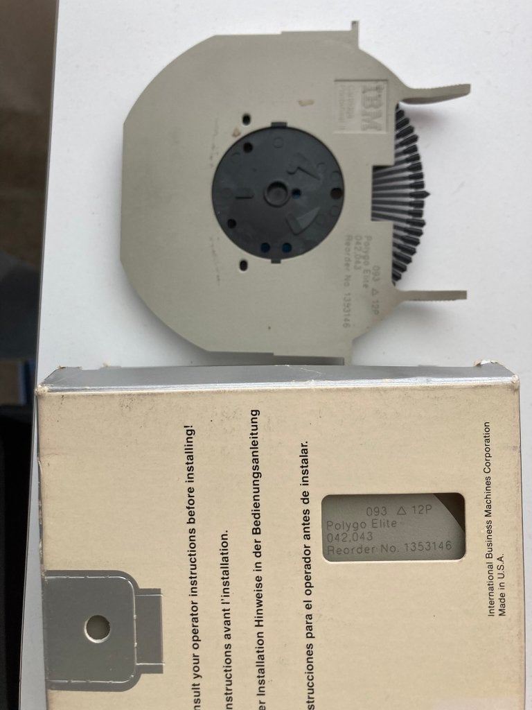 daisy wheels for IBM typewriter, Diversen, Ophalen of Verzenden, Gebruikt