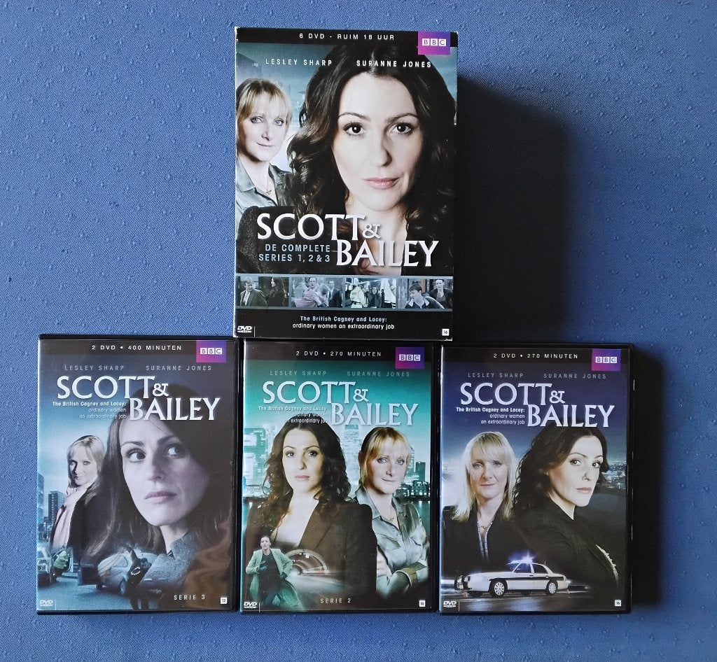 DVD Scott& Bailey seizoen 1 t/m 3, Vanaf 16 jaar, Ophalen, Zo goed als nieuw, Overige genres