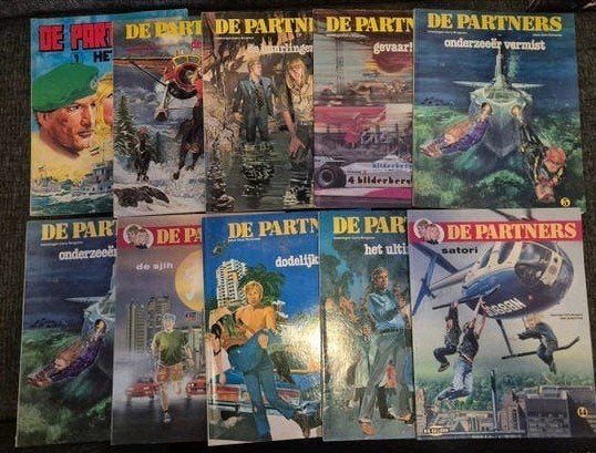 Stripreeks De Partners - spionage, Complete serie of reeks, Ophalen of Verzenden, Gelezen