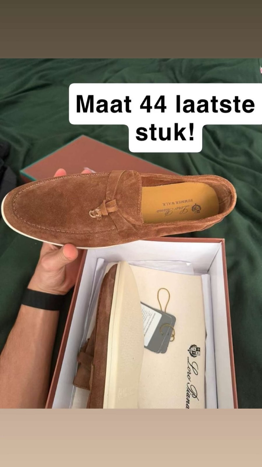 Gloednieuwe Loro Piana Loafers - Maat 44, Ophalen, Nieuw, Bruin, Loafers