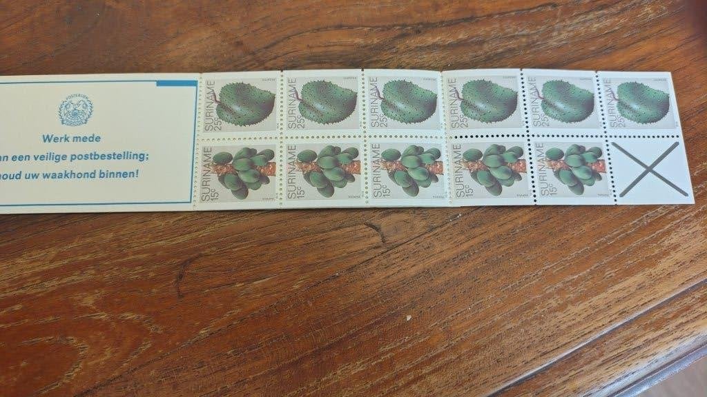 Postzegelboekje Suriname, Ophalen of Verzenden, Postfris