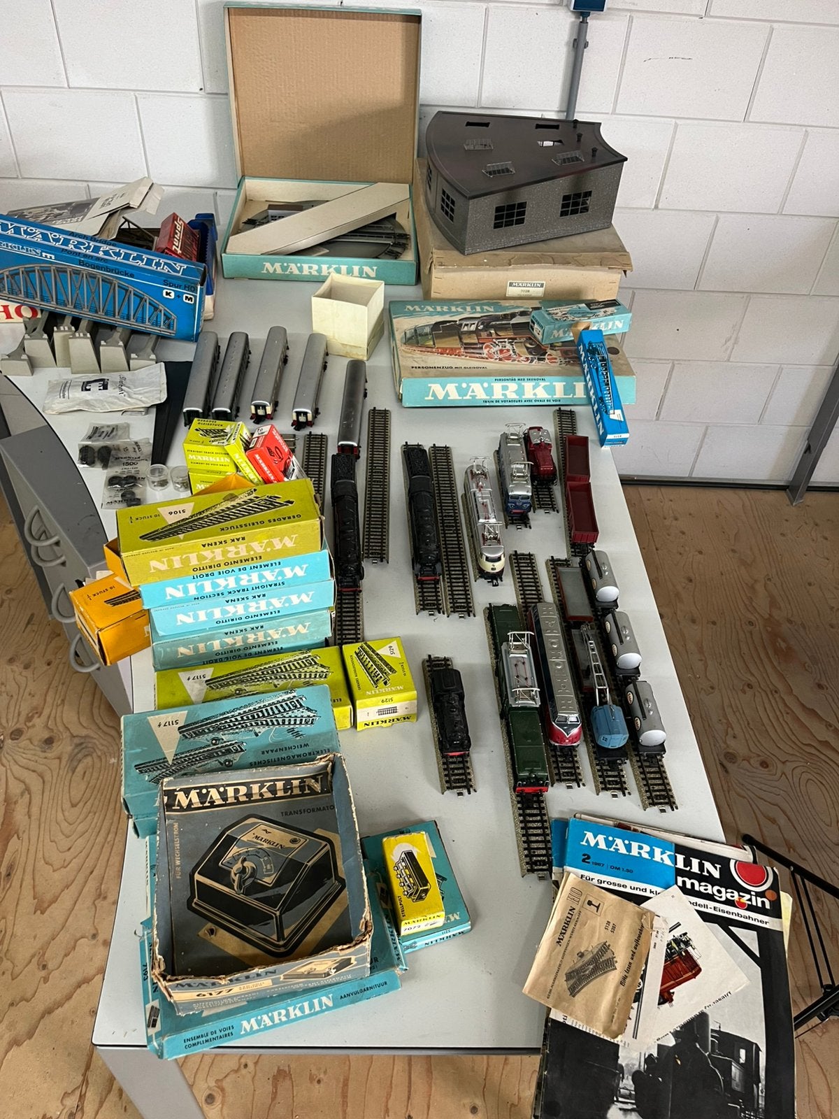 Marklin HO verzameling, Hobby en Vrije tijd, Modeltreinen | H0, Ophalen, Wisselstroom, Wagon, Zo goed als nieuw