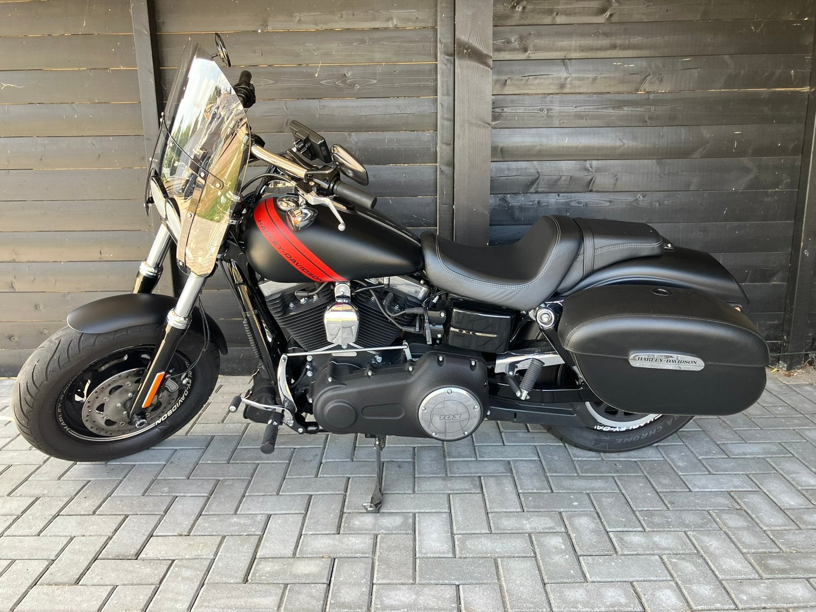 Prachtige Fat Bob, MY 2014, origineel NL en weinig km., Motoren, 2 cilinders, Occasion, Chopper, Particulier