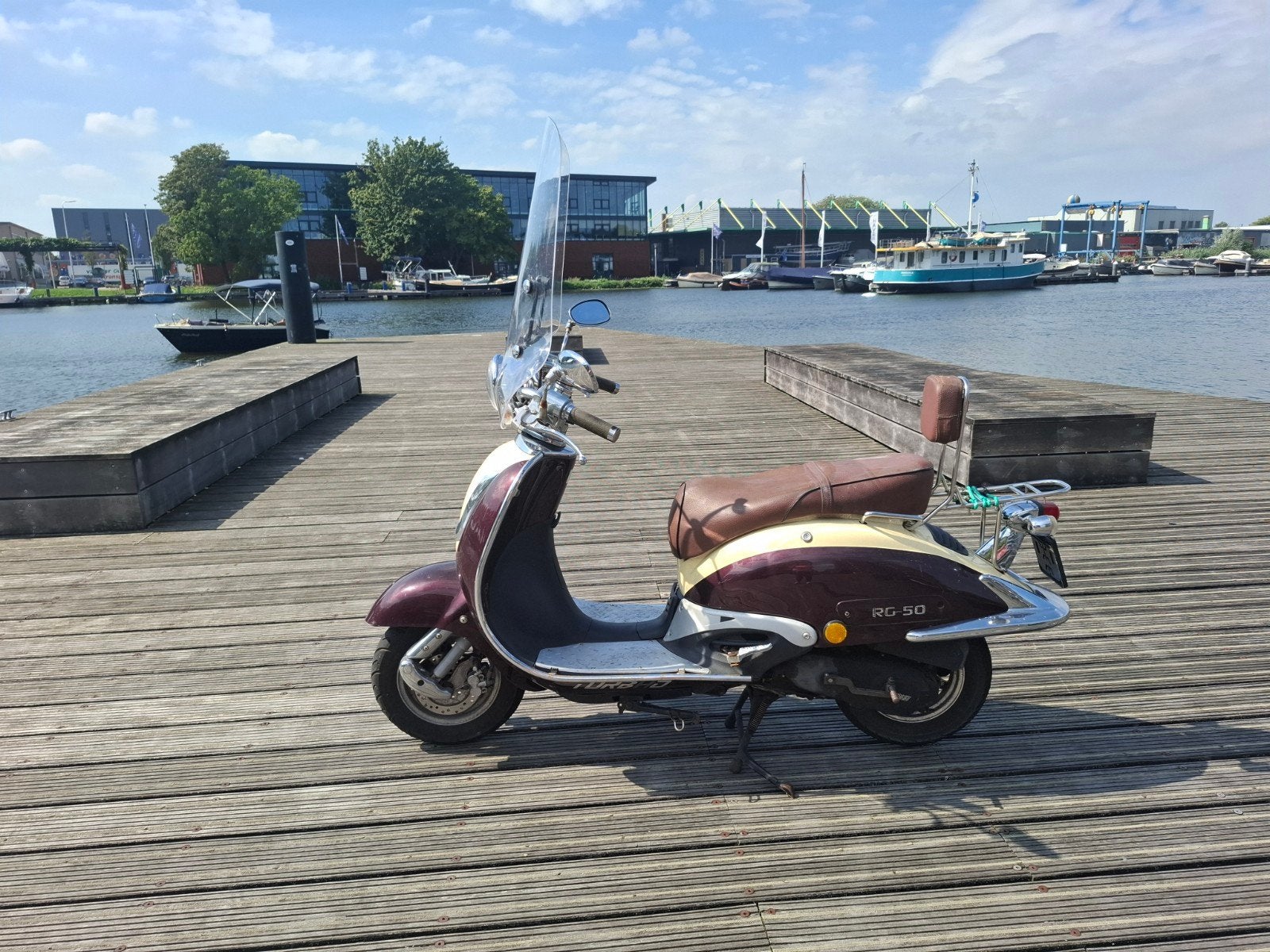 Turbho RG-50 Bromfiets (Le1) - Stijlvol en Betrouwbaar, Fietsen en Brommers, Overige merken, Gebruikt, Ophalen of Verzenden, Benzine