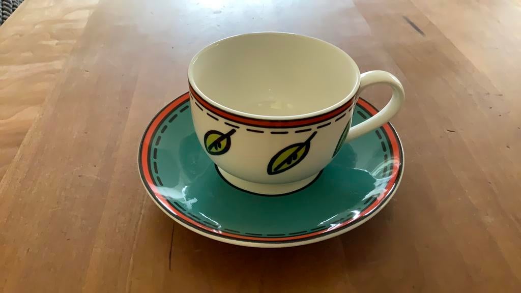 Vintage Villeroy & Boch CITTA CAMPAGNA Kop en Schotel, Ophalen of Verzenden, Zo goed als nieuw, Overige stijlen, Kop(pen) en/of Schotel(s)