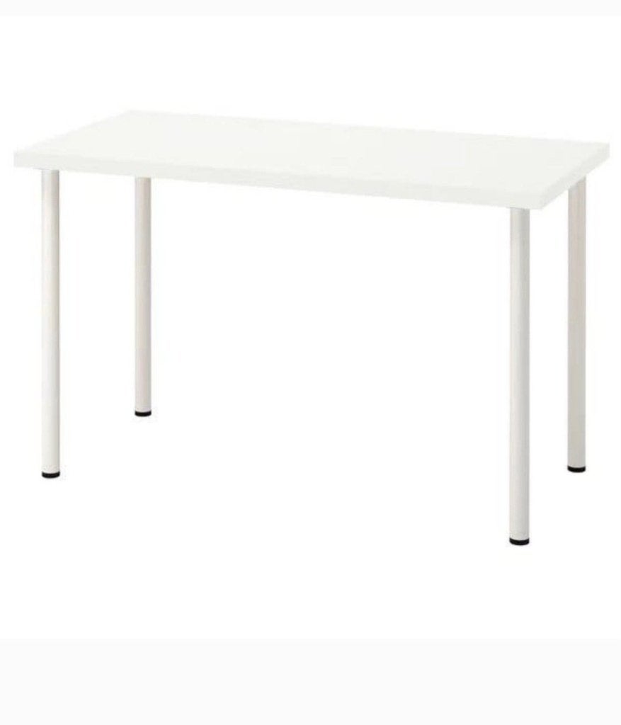 IKEA LINNMON / ADILS Bureau - Wit (120x60 cm), Ophalen, 120 cm, Zo goed als nieuw, IKEA