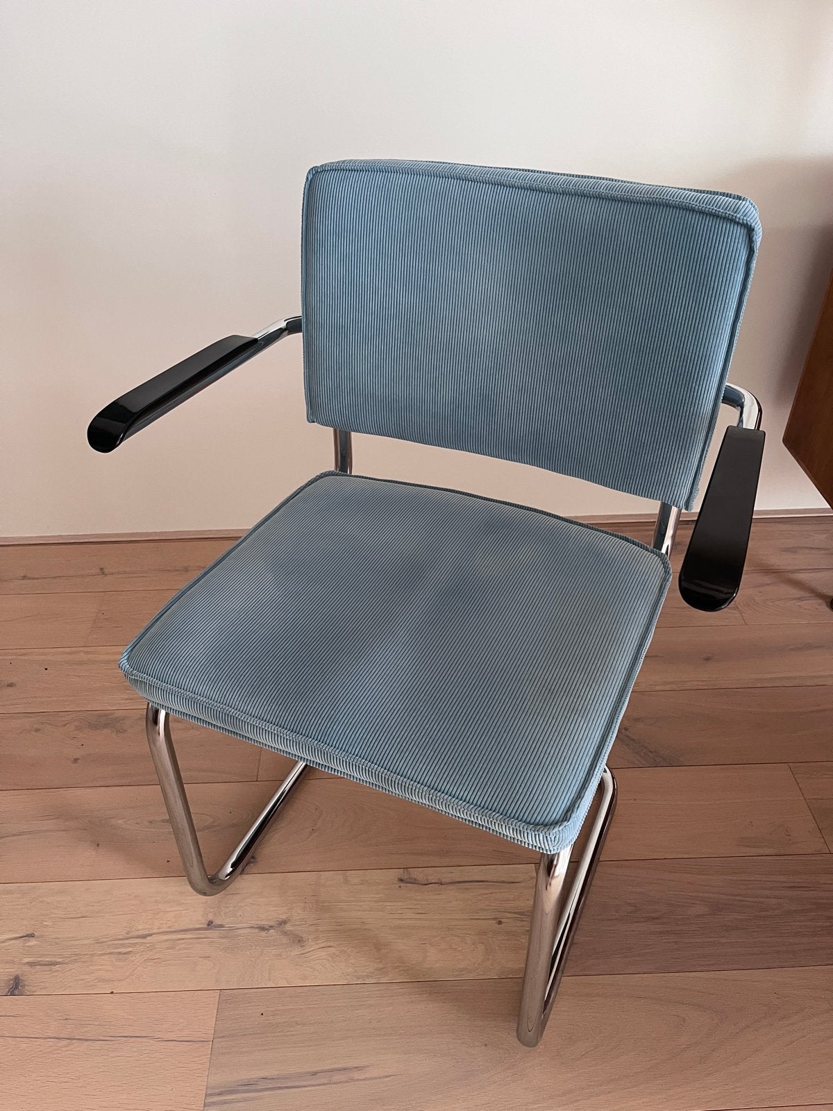 Zuiver Ridge RIB Buisframe Stoel - Lichtblauw, Ophalen, Gebruikt, Blauw, Onbekend