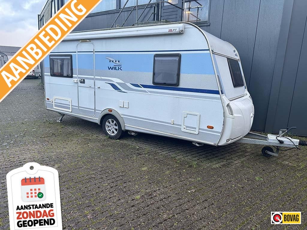 Wilk S4 450 HTD, Met cassette luifel, mover (Zondag open), Kachel, Rondzit, Bedrijf, 4 tot 5 meter