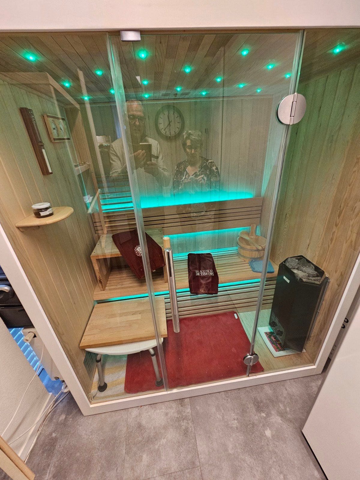 Zo goed als nieuwe Finse sauna (2-3 persoons), Sport en Fitness, Ophalen of Verzenden, Zo goed als nieuw, Fins of Traditioneel