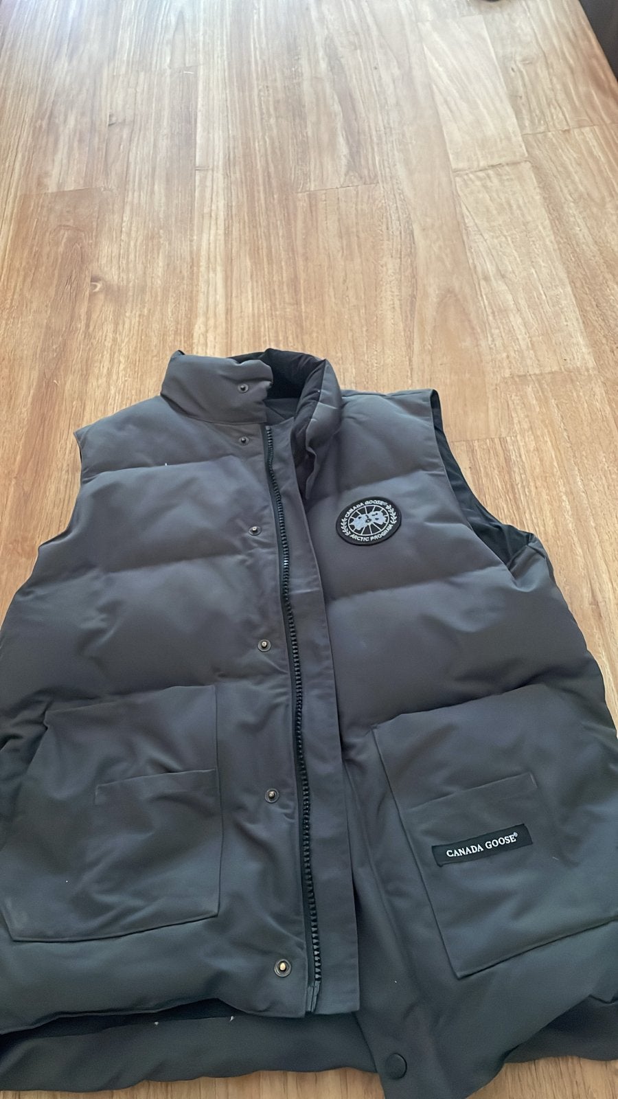 Canada Goose Bodywarmer Grijs Maat M, Ophalen of Verzenden, Zo goed als nieuw, Maat 38/40 (M), Zwart