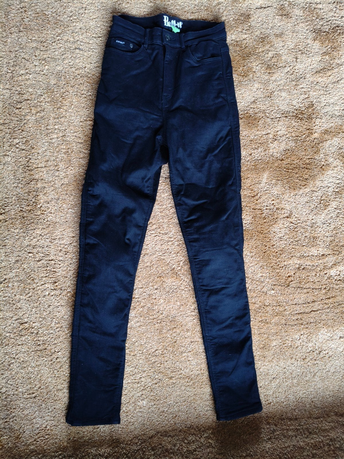 Bull-it skinny Covec stretch jeans motor broek zwart met ver, Motoren, Ophalen of Verzenden, Dames, Bull-it, Broek | textiel