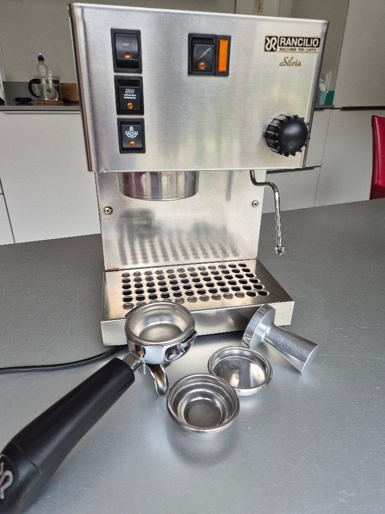 Rancilio Silvia v1 espressomachine, Ophalen, Gebruikt, Espresso apparaat, Gemalen koffie