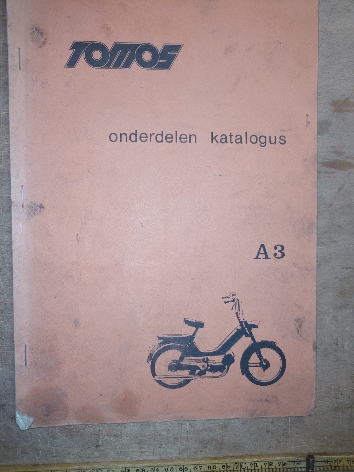 Tomos onderdelen katalogus A3, Ophalen of Verzenden, Gebruikt