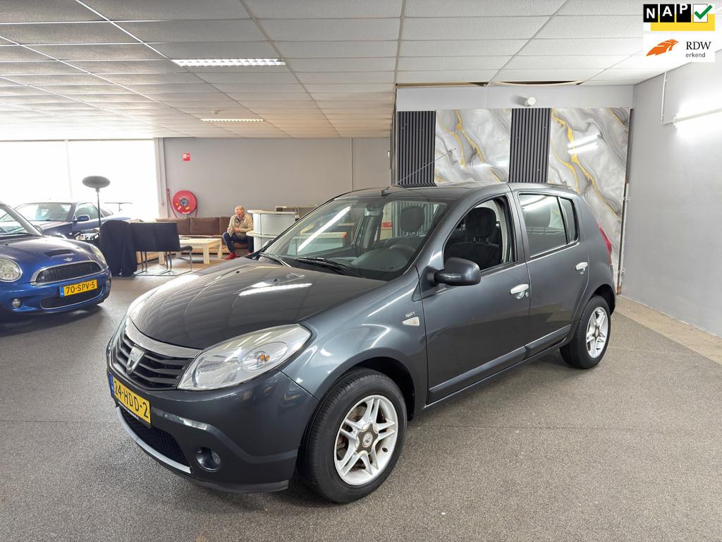 Dacia Sandero 1.6 Lauréate Apk Nieuw,Airco,E-Ramen,N.A.P,Lm, Voorwielaandrijving, Stof, 4 cilinders, Bedrijf