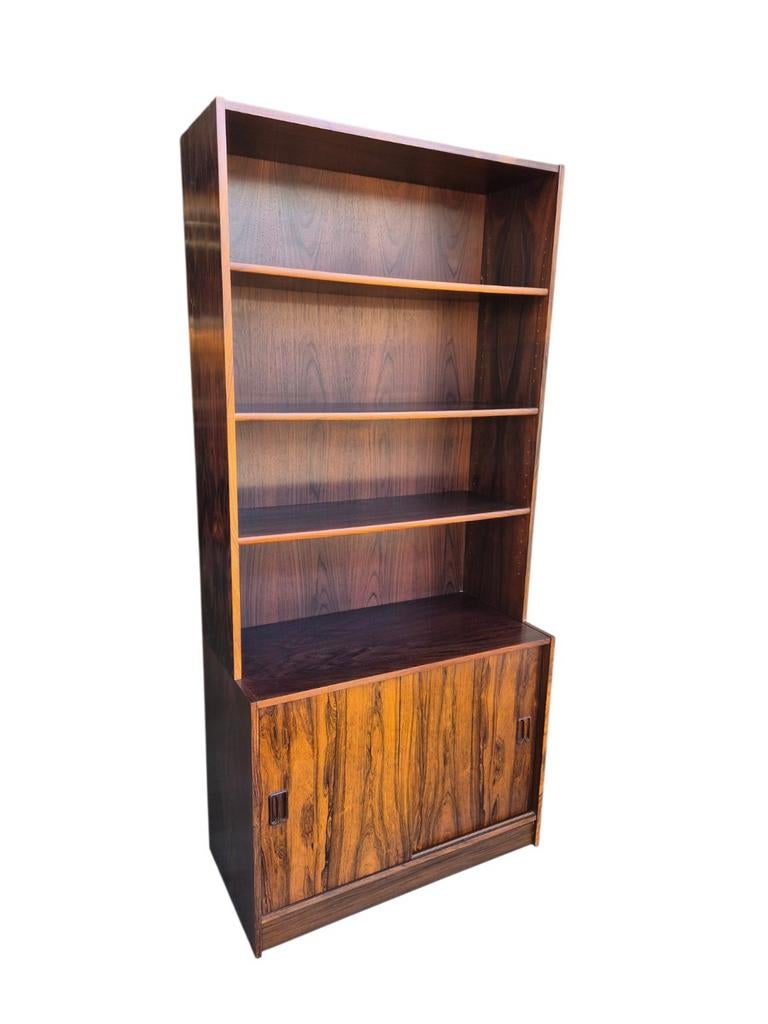 Vintage deense boekenkast, Huis en Inrichting, Kasten | Boekenkasten, Ophalen, 50 tot 100 cm, Onbekend, Onbekend