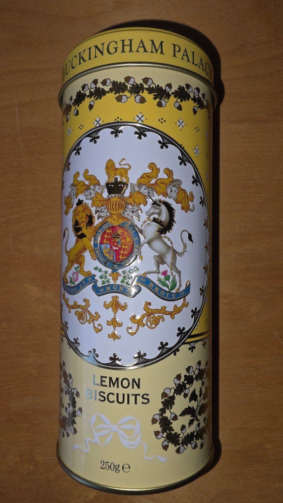 Lege koekjestrommel Buckingham Palace Lemon Biscuits, Verzamelen, Ophalen of Verzenden, Gebruikt, Koek(jes), Overige merken