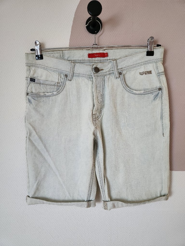 Korte spijkerbroek Bleach Tissaia - 40, Maat 38/40 (M), Overige kleuren, Kort, Ophalen of Verzenden