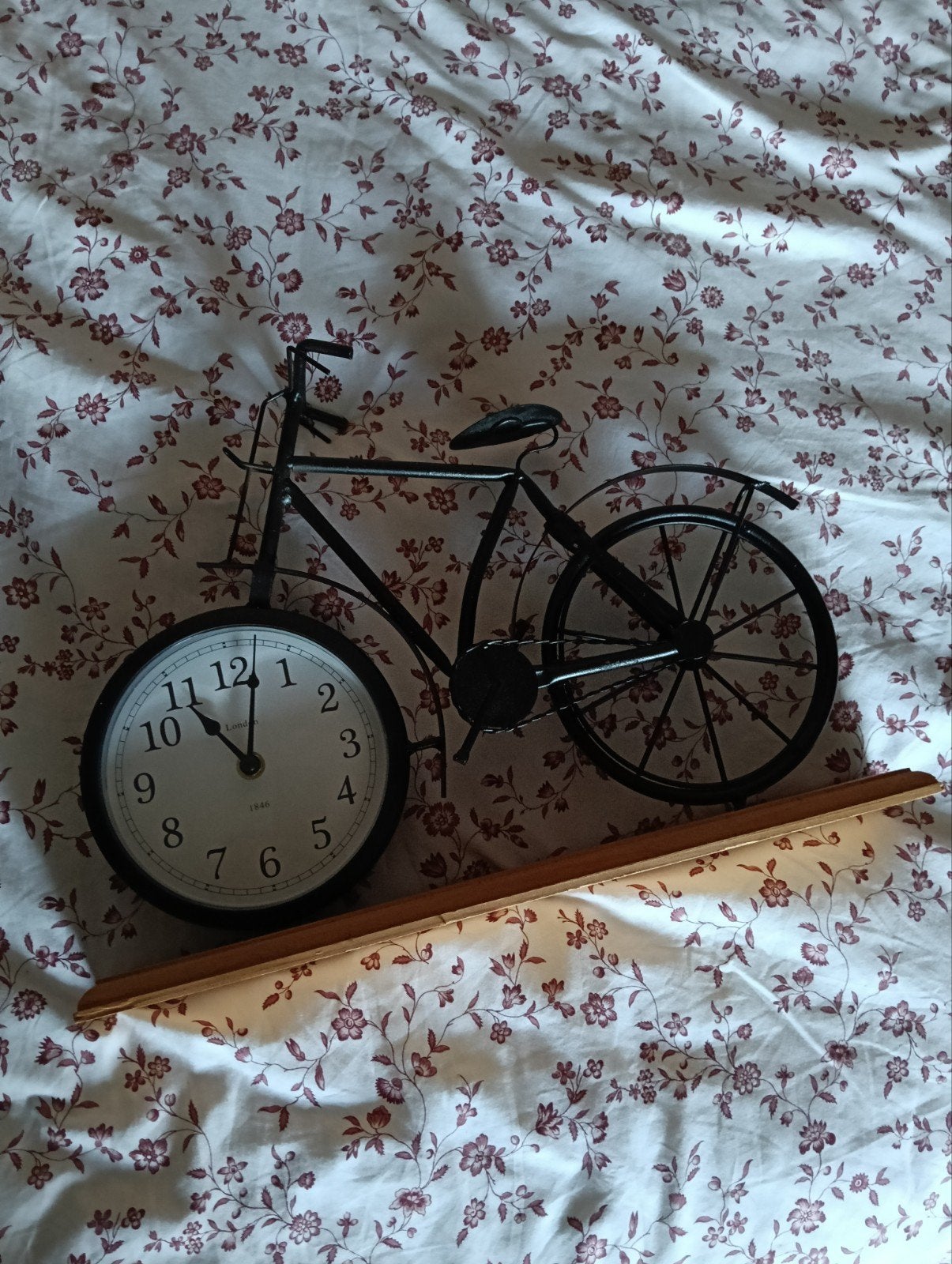 Fiets klok, Ophalen, Wandklok, Analoog, Werkt op batterijen