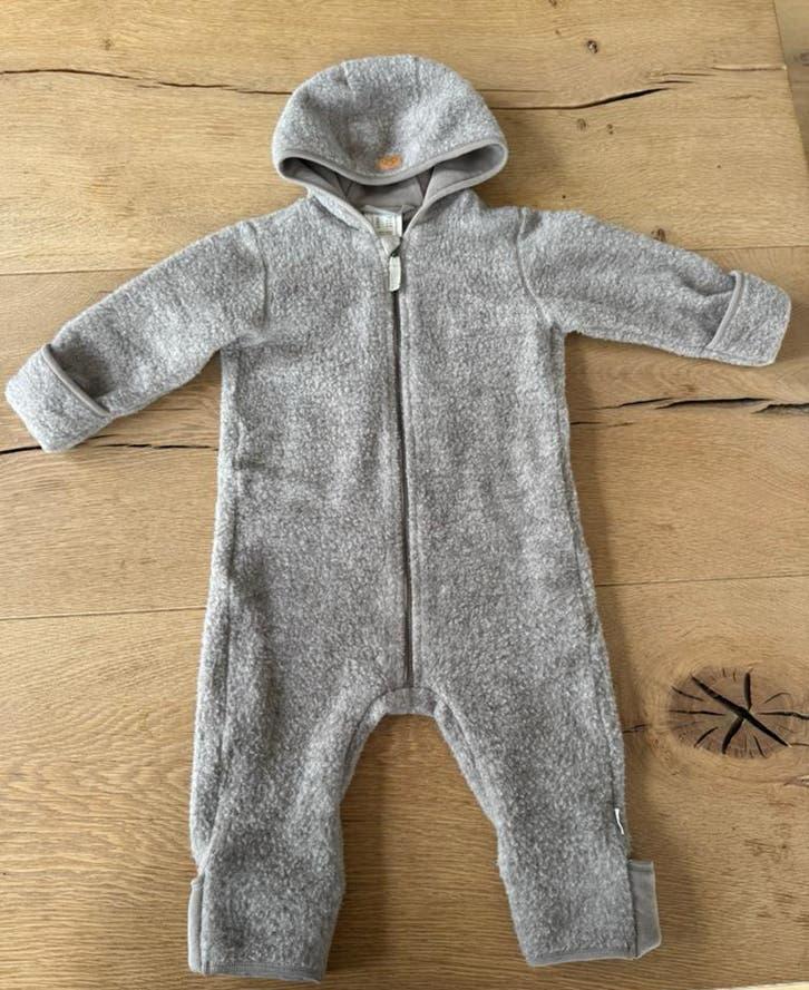 Te koop: Hessnatur wol fleece jumpsuit (6-12 maanden), Ophalen of Verzenden, Zo goed als nieuw, Jongetje of Meisje, Pakje