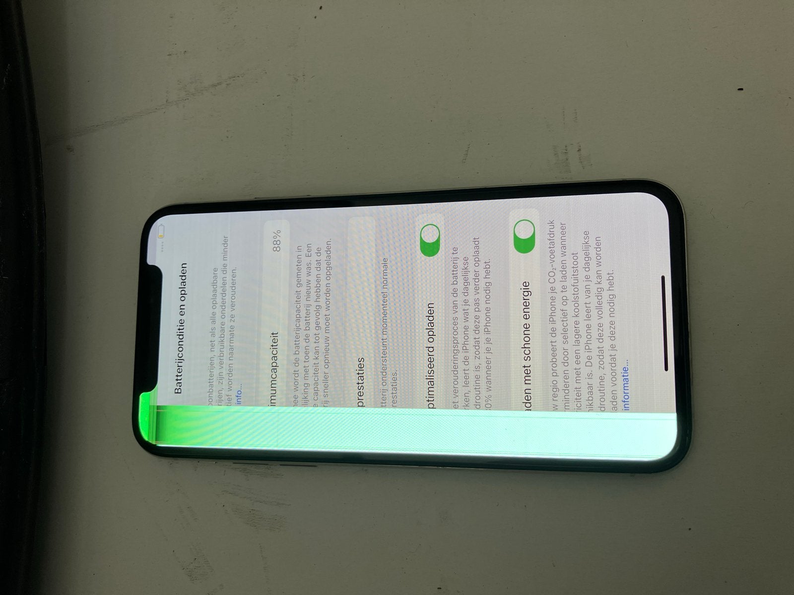 iPhone XS - Scherm defect, batterij 88%, Telecommunicatie, Mobiele telefoons | Apple iPhone, Niet werkend, 64 GB, Zonder abonnement