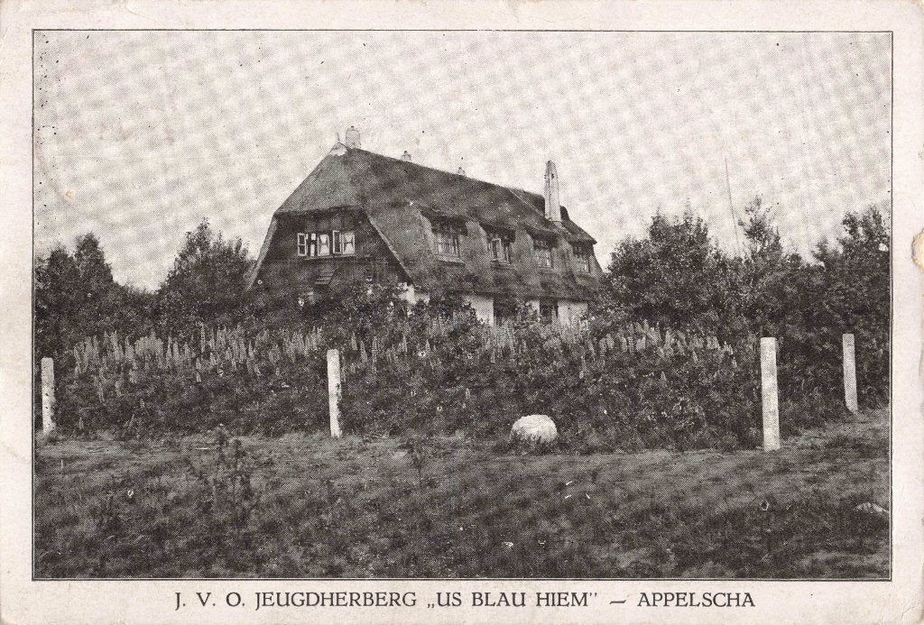 Appelscha Jeugdherberg Us Blau Hiem L3114, Ophalen, 1920 tot 1940, Gelopen, Friesland