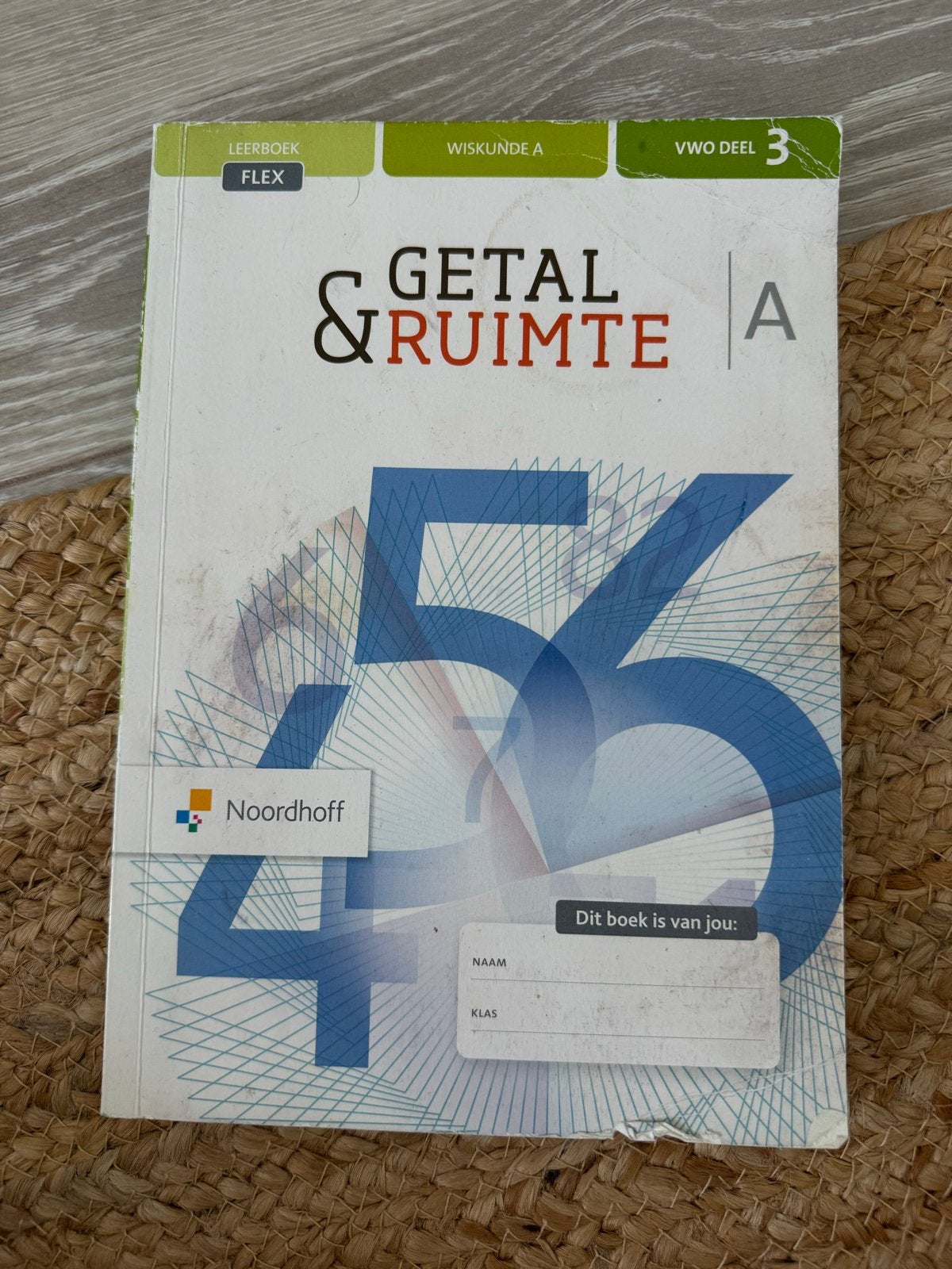 Wiskunde A VWO deel 3 - Getal & Ruimte (Noordhoff), Ophalen of Verzenden, Gelezen, VWO, Wiskunde A