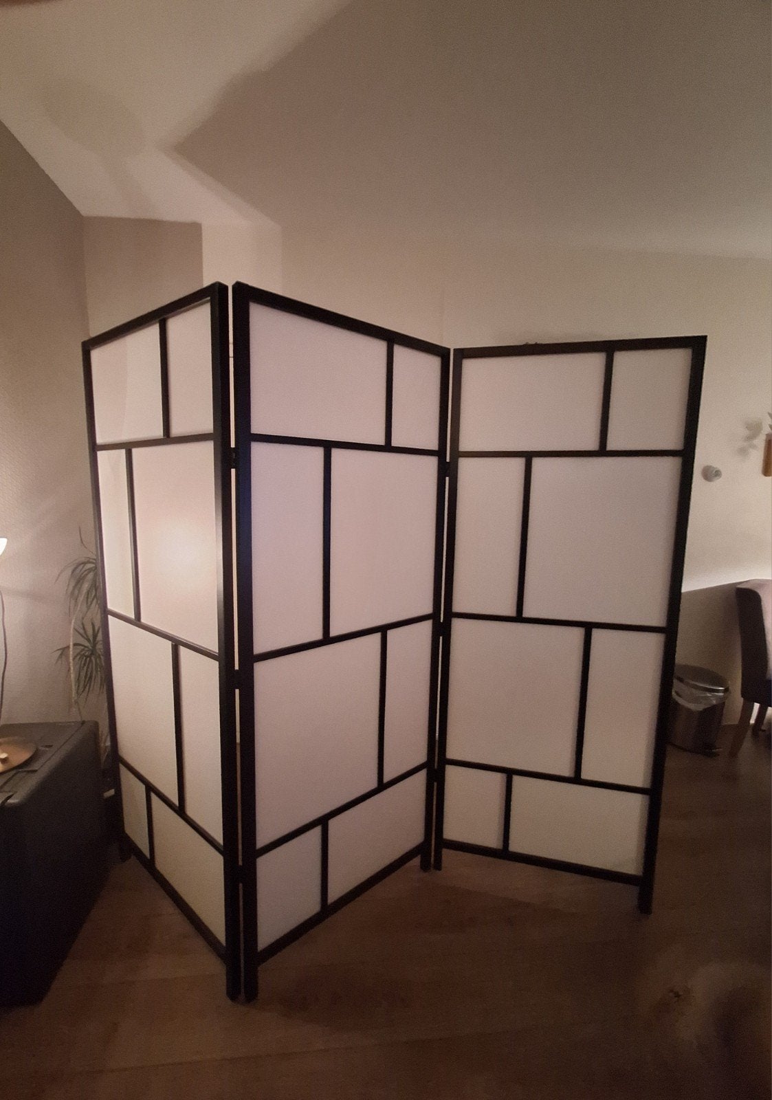 IKEA RISÖR Scheidingswand - 216 x 185 cm, Ophalen of Verzenden, Gebruikt, Wit, Hout