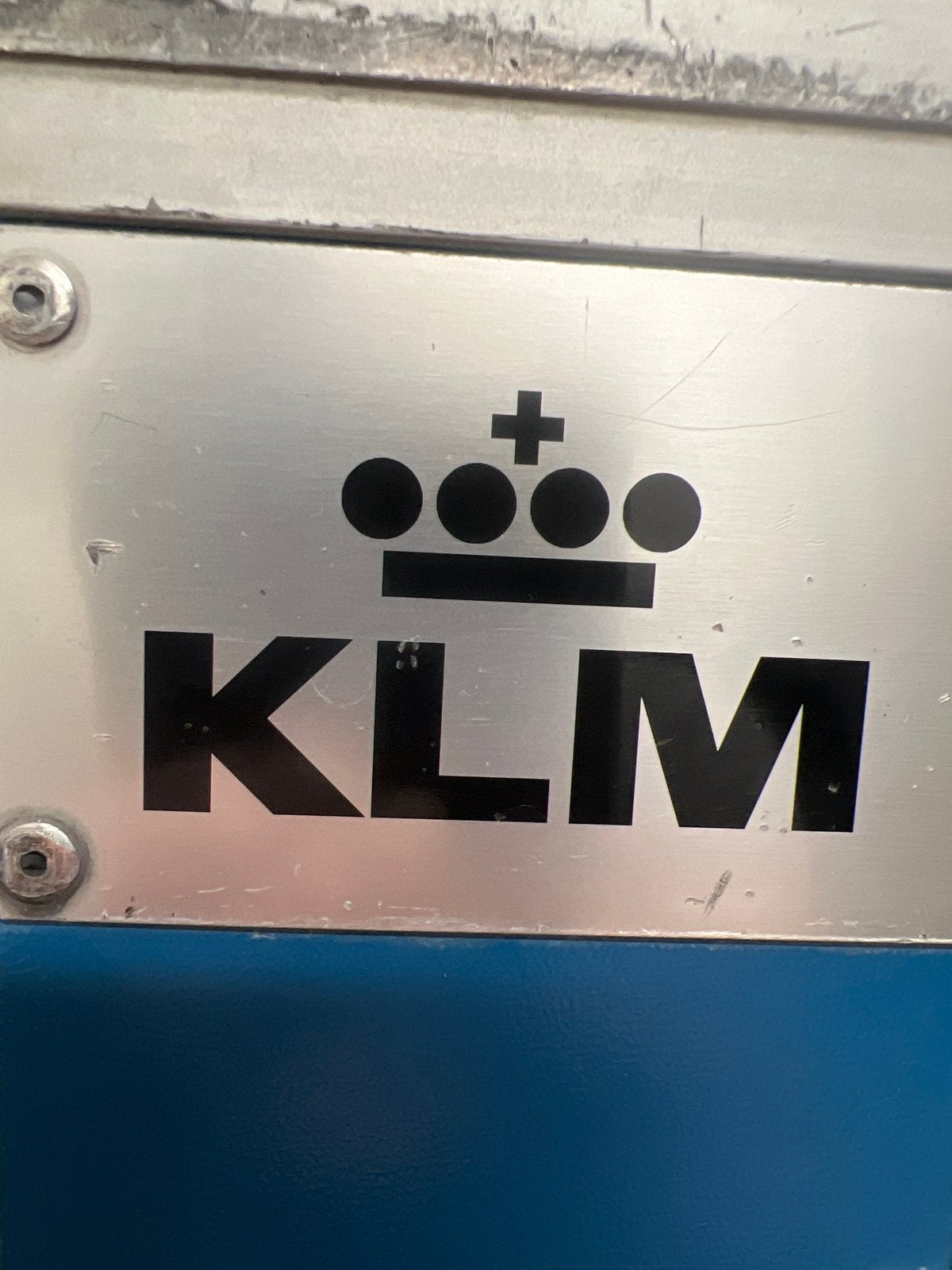 KLM Trolley Full Size - Originele Vliegtuig Trolley, Verzamelen, Ophalen, Gebruikt, Overige typen