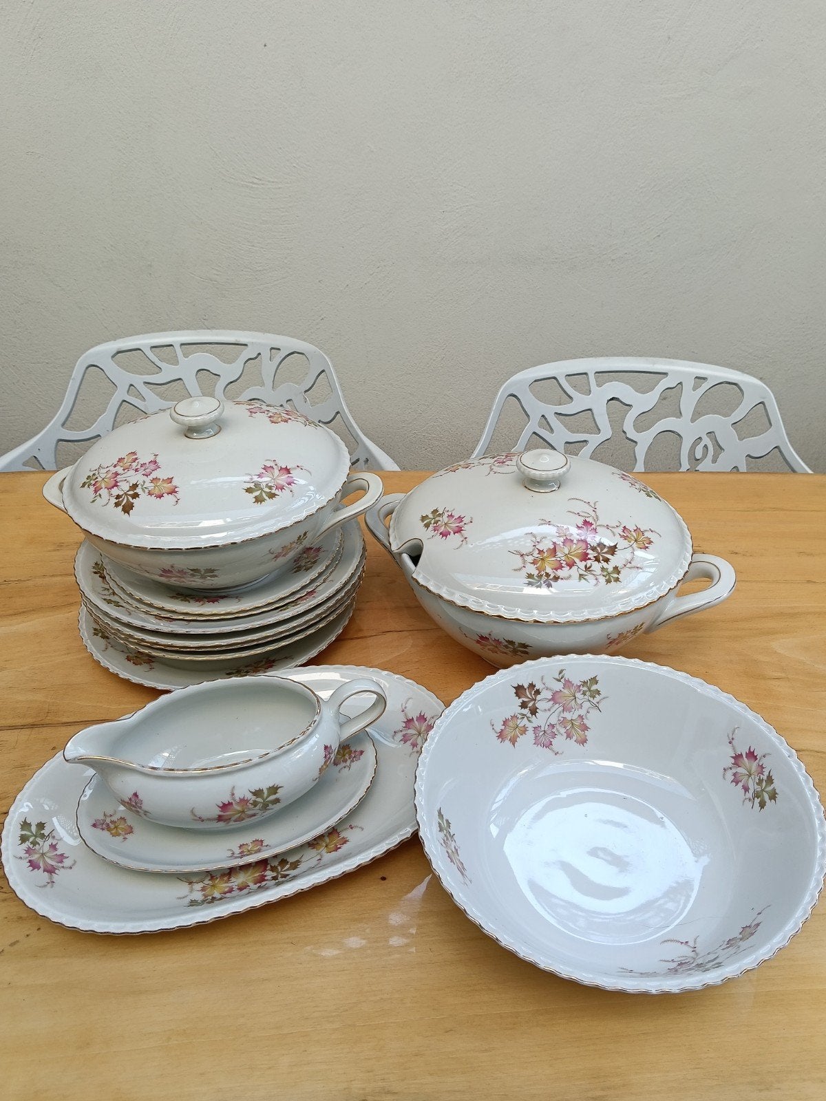 Porceleinen Winterling Marktleuthen servies Bavaria, Ophalen, Porselein, Overige stijlen, Bord(en)