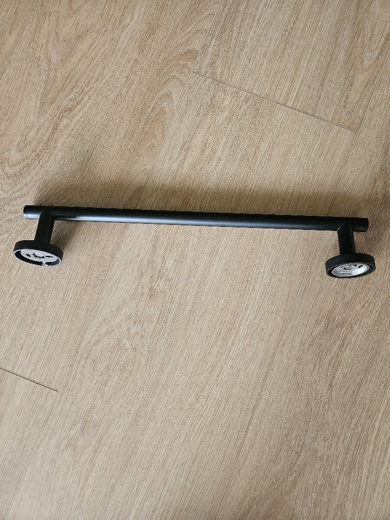 Handdoekhouder zwart, Ophalen of Verzenden, Zo goed als nieuw, Zwart, Handdoek