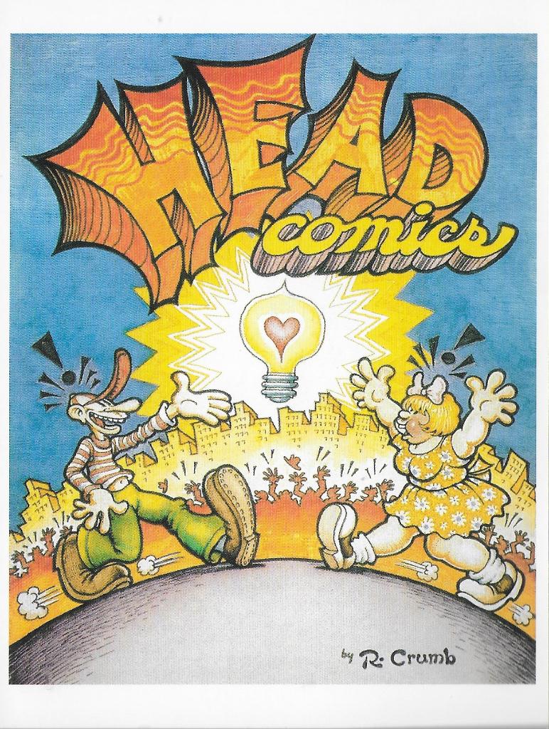 HEAD COMICS Robert Crumb comic cover postcard Pomegranate, Verzamelen, Ophalen of Verzenden, 1980 tot heden, Ongelopen, Cultuur en Media