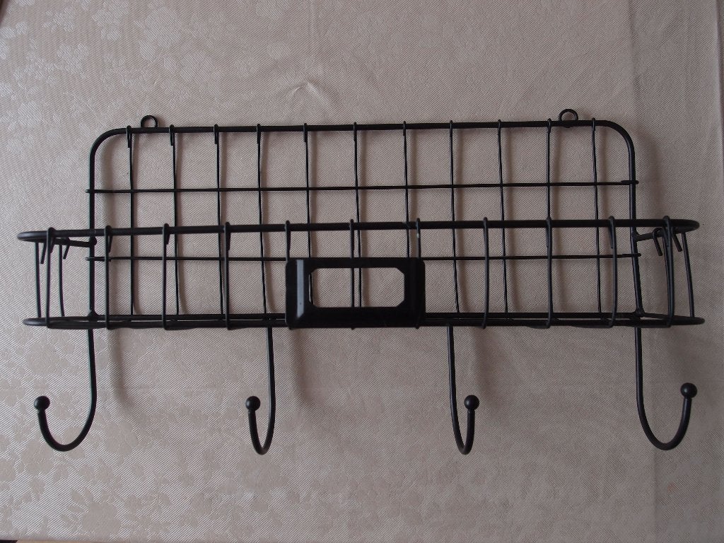 Mooi industrieel zwart rekje kapstok zgan, Huis en Inrichting, Woonaccessoires | Wandplanken en Boekenplanken, Ophalen of Verzenden