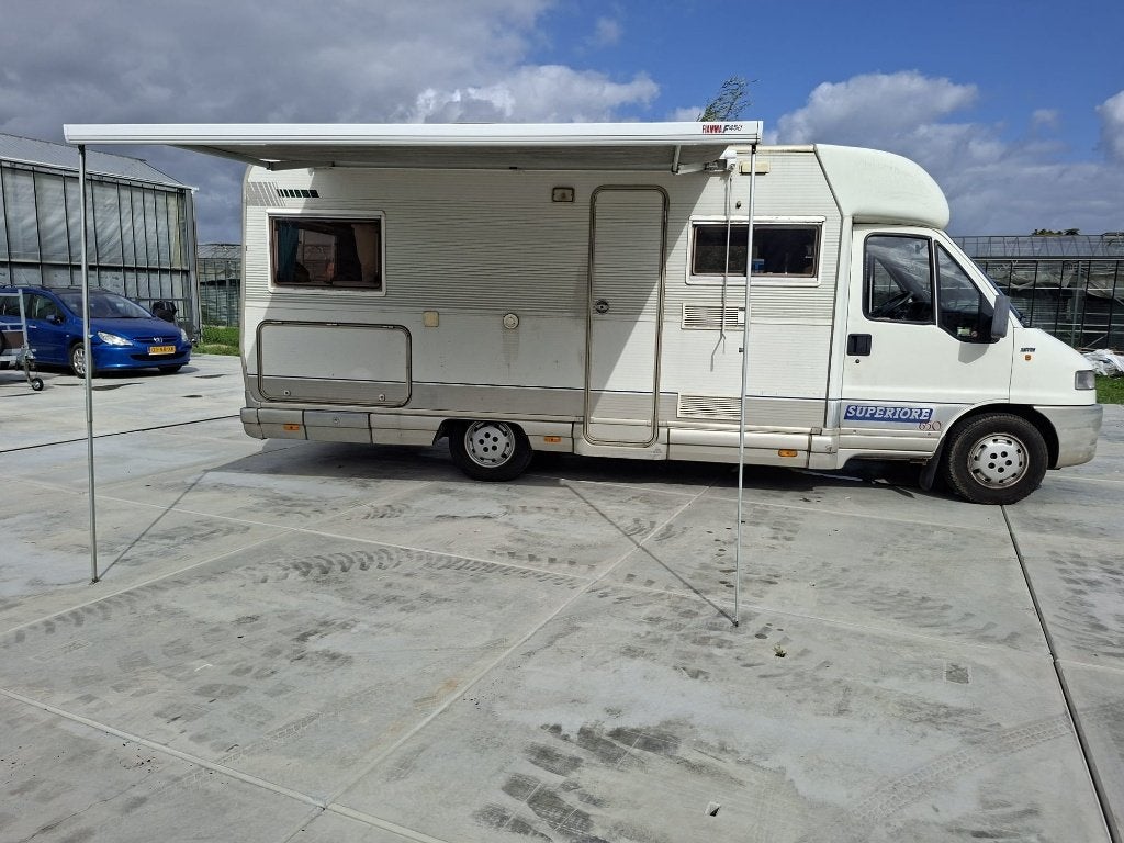 Camper Fiat 230 BEMCC bouwjaar 1996, Chemisch toilet, Standaard zit, Fiat, Vloeistofverwarming
