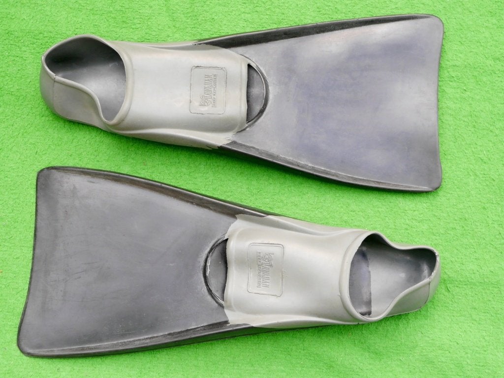 Korte Hawaiian Reef Explorer snorkelvinnen, maat 44-45, Watersport en Boten, Ophalen of Verzenden, Zo goed als nieuw, Zwem- of Duikvliezen
