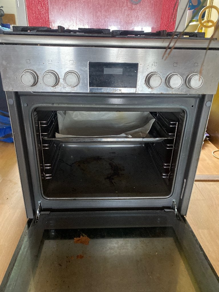 Bosch fornuis, Ophalen, Gebruikt, 4 kookzones, Gas