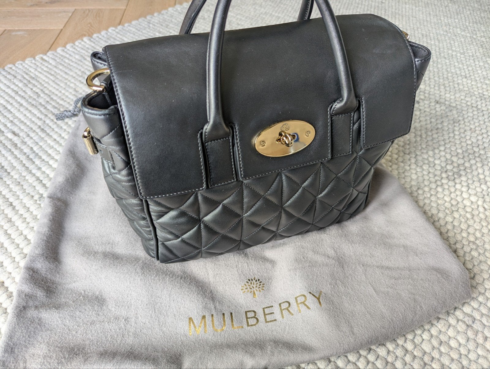 Mooie zwarte Mulberry tas Cara Delevigne, Sieraden, Tassen en Uiterlijk, Tassen | Damestassen, Ophalen of Verzenden, Zo goed als nieuw
