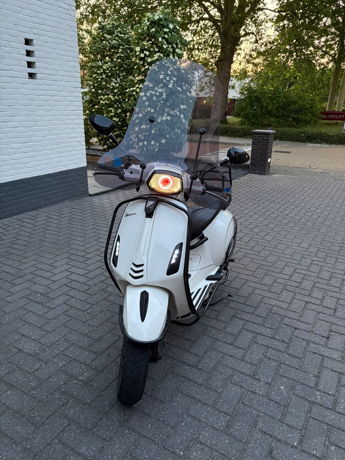 Vespa Sprint Full Option ( 2018 ), Fietsen en Brommers, Scooters | Vespa, Ophalen, Gebruikt, Maximaal 45 km/u, Vespa S