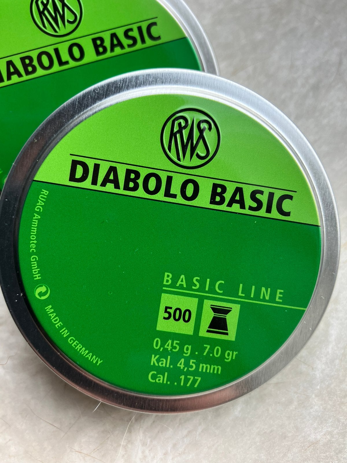 RWS Basic Diabolo 4.5mm, Verzenden, Nieuw