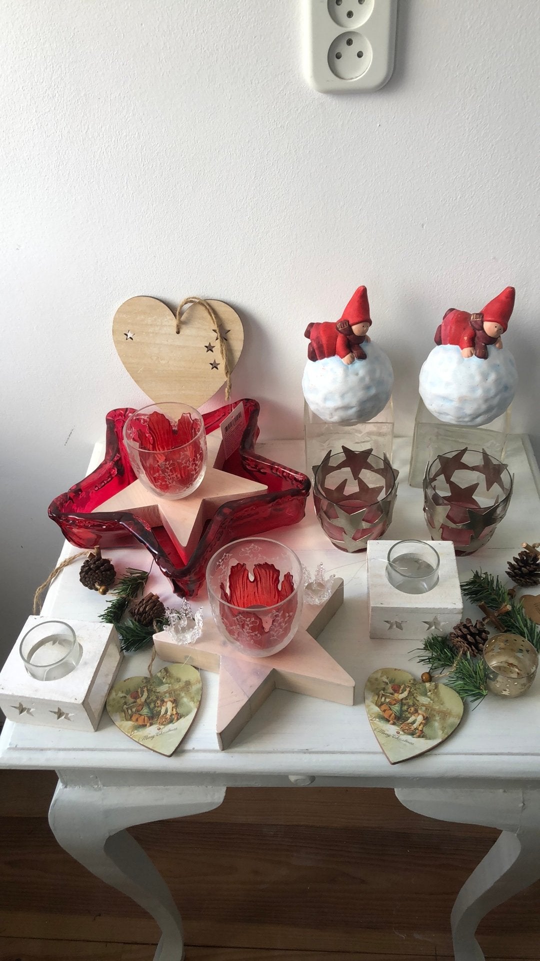 Verschillende Kerst spulletjes/kaarshouders, Ophalen of Verzenden, Zo goed als nieuw