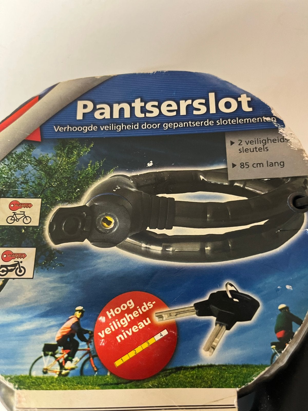 Nieuw Zeer Sterk Pantserslot - 85 cm Lengte, Fietsen en Brommers, Ophalen of Verzenden, Nieuw