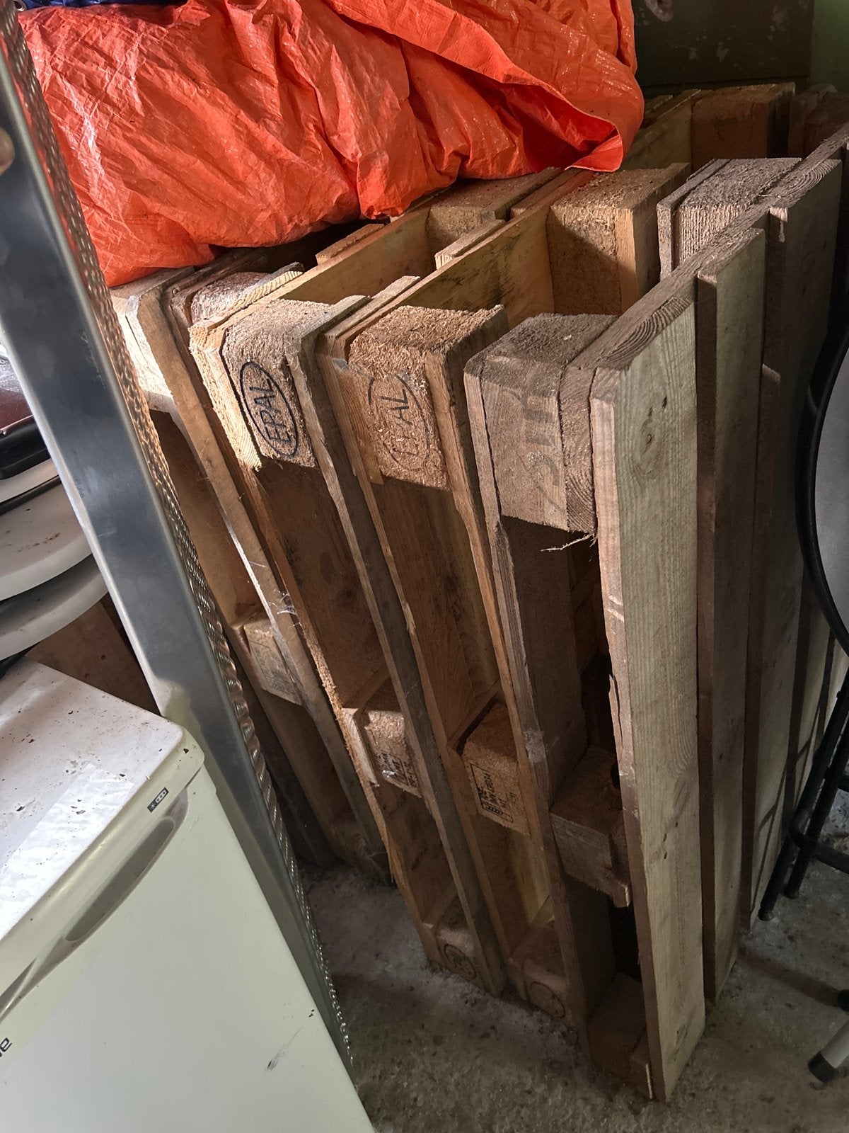 10 gebruikte Euro pallets, Gebruikt, 100 cm of meer, 60 cm of meer, Overige typen