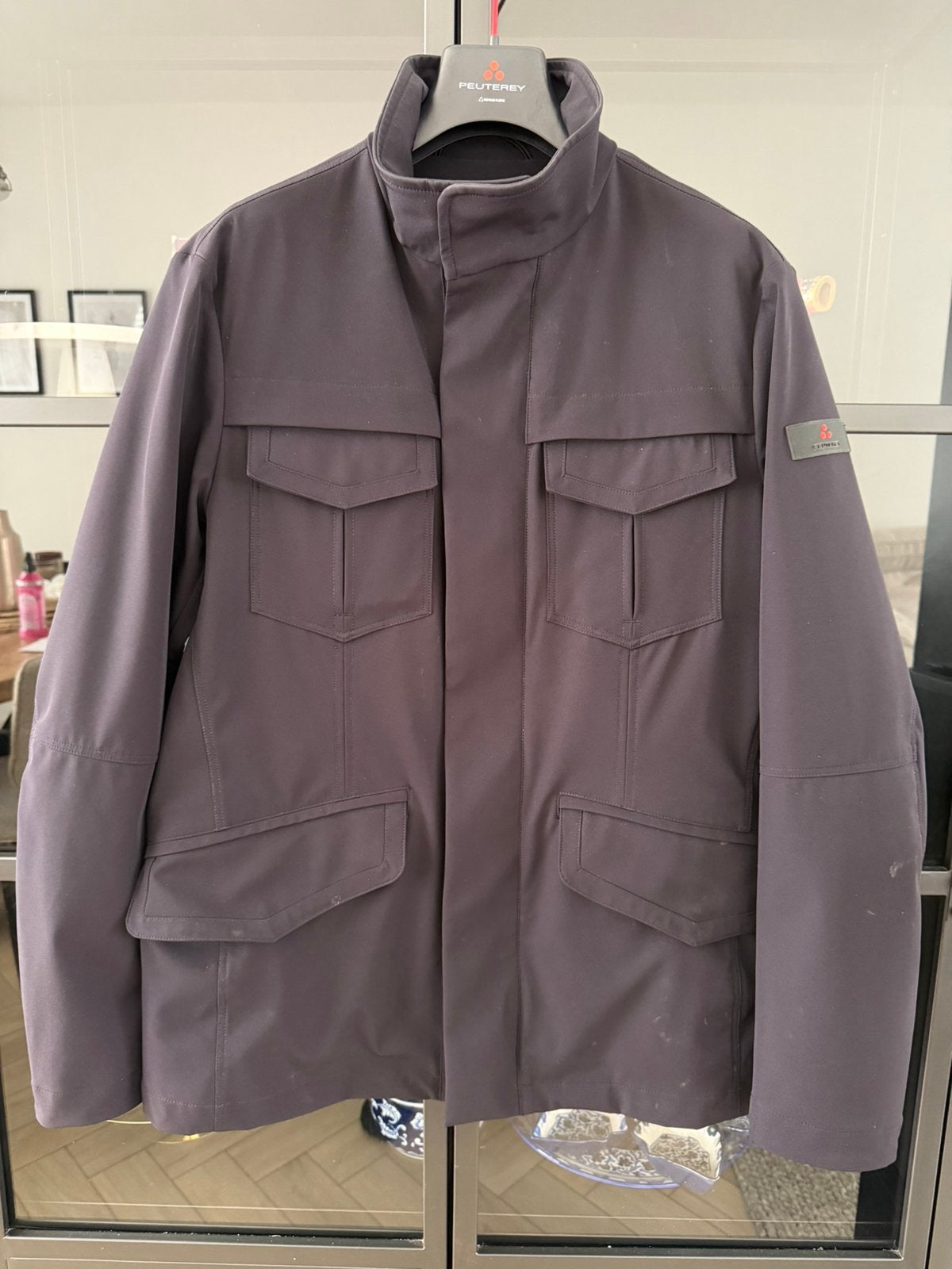 Peuterey light jacket maat XL, Kleding | Heren, Jassen | Zomer, Zo goed als nieuw, Maat 56/58 (XL), Grijs, Ophalen of Verzenden