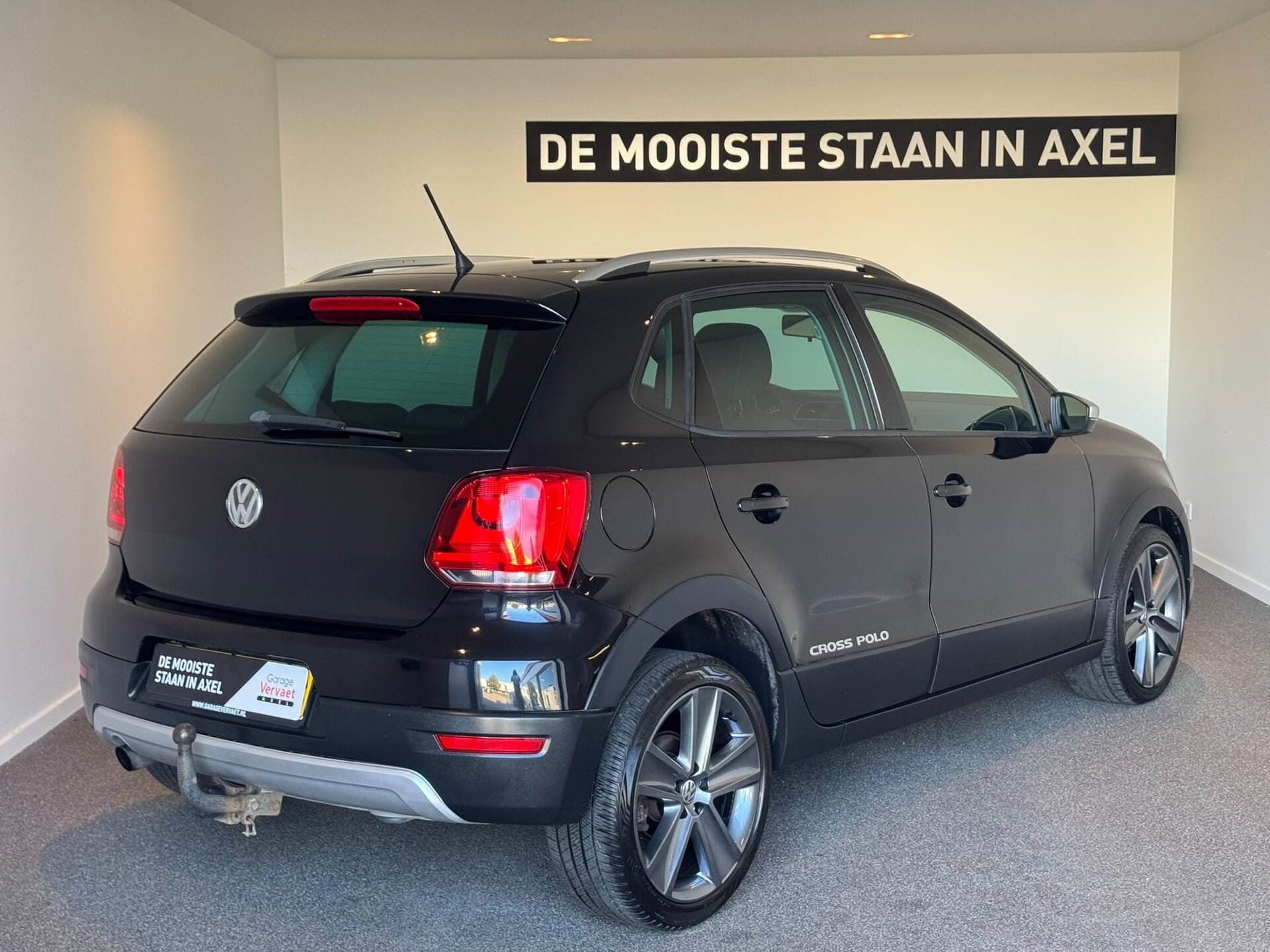 Volkswagen Polo 1.2 TSI Cross, Auto's, Euro 5, Stof, Zwart, 4 cilinders