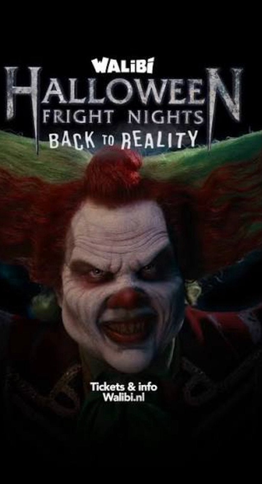 Walibi fright night ticket 22 oktober